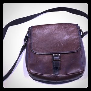 Fossil leather crossbody bag
